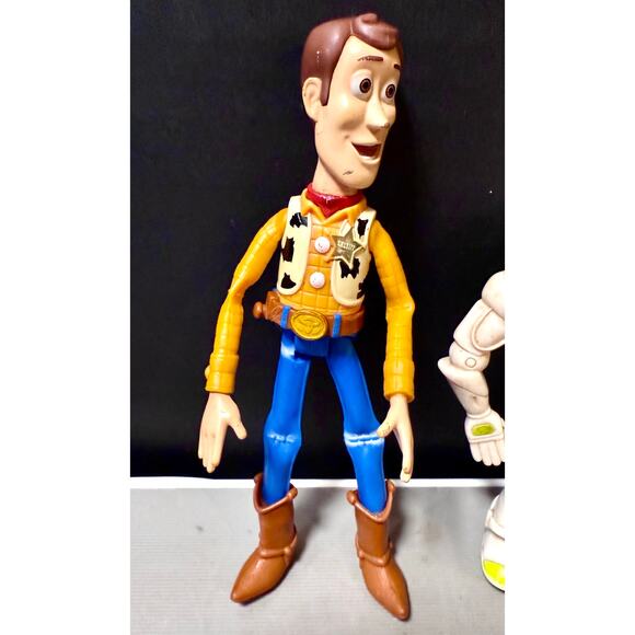 Disney Pixar Buzz Lightyear & Woody preowned condition action figures - Picture 2 of 5